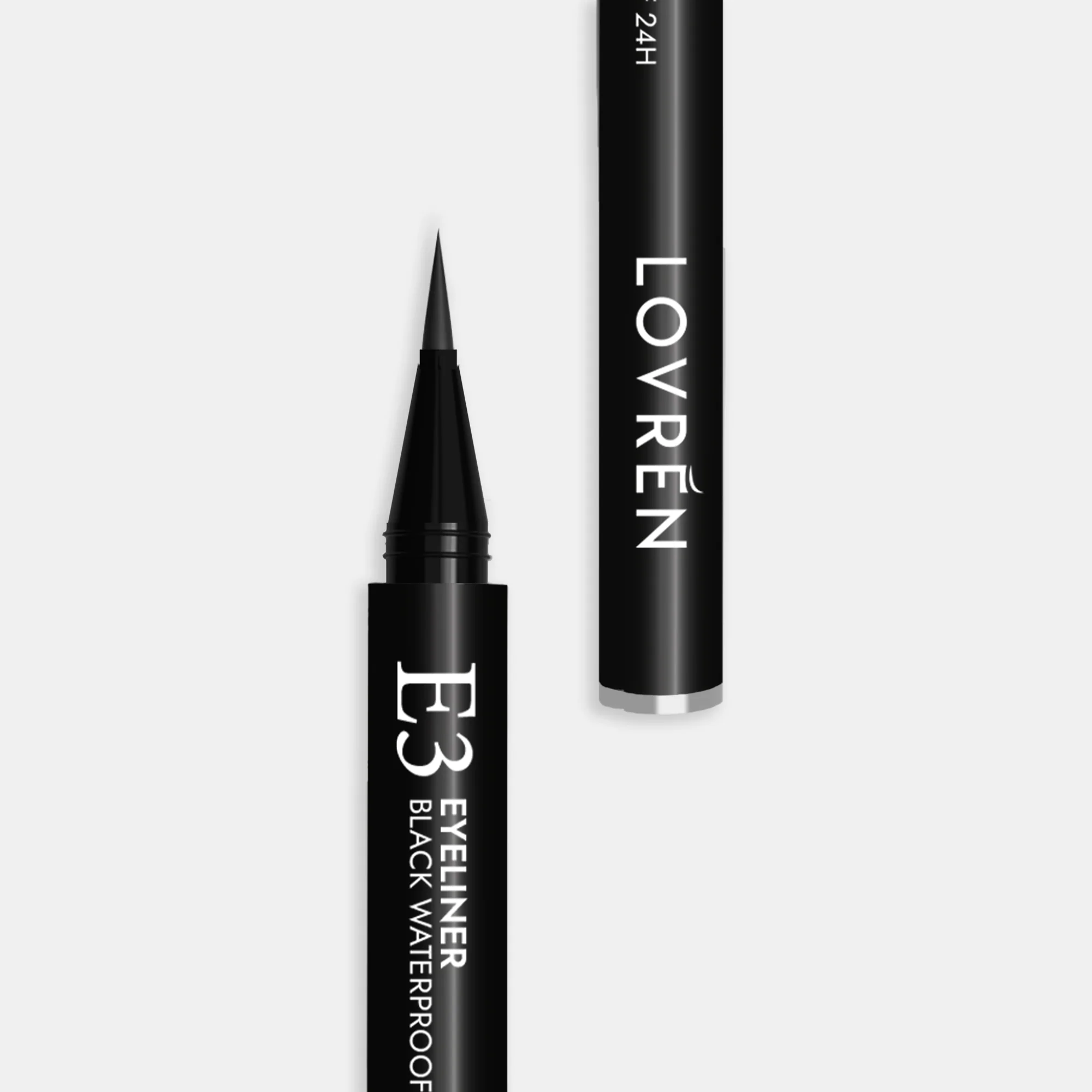 Lovren E3 Eyeliner Nero Waterproof 24h OVREN E3 EYELINER NERO WATERPROOF 24 H 0,5 ML